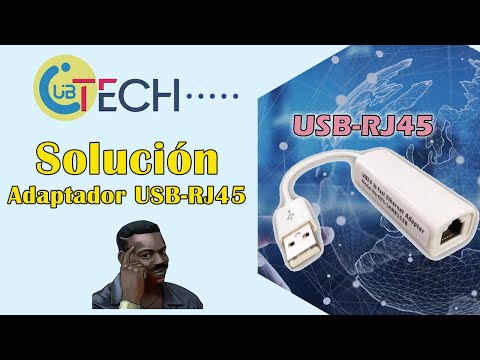 Configuración Rápida del Adaptador USB RJ45 en Windows