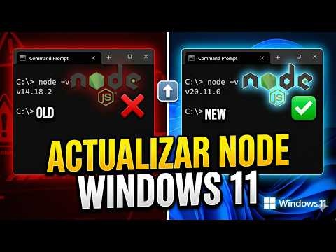 Métodos para Actualizar Node.js en Windows para Desarrolladores