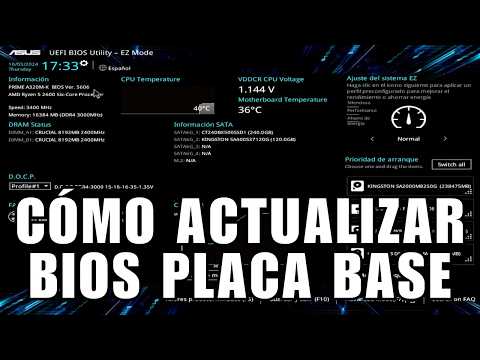 Pasos para actualizar el BIOS de placas Asus correctamente