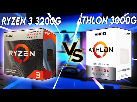 Comparativa del AMD 3000G con otros procesadores de gama baja