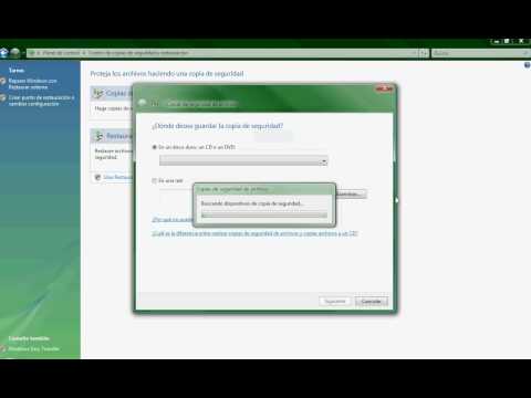 Cómo realizar una copia de seguridad antes de actualizar Windows Vista
