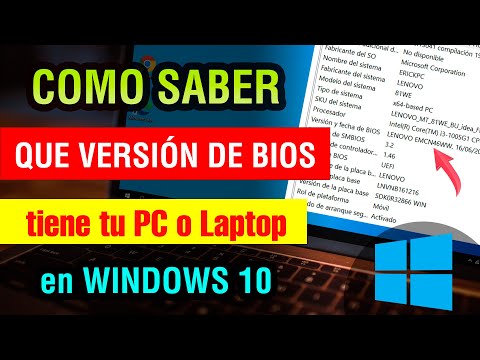 Cómo verificar la versión de BIOS en tu computadora