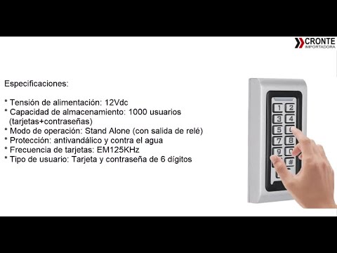 Soluciones de seguridad con control de acceso stand alone