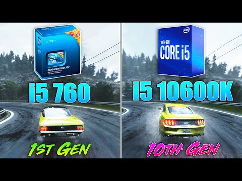 Comparativa del Core i5 760 con otros procesadores de su época