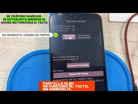 Actualización de software tras el cambio de pantalla