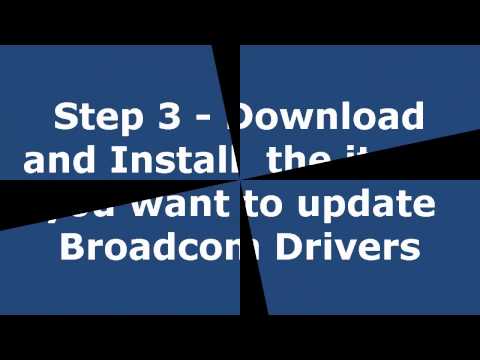 Actualización de firmware para dispositivos Broadcom
