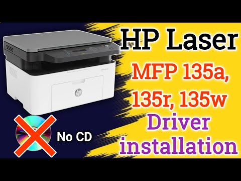 Instalación del driver de la impresora HP Laser MFP 135W