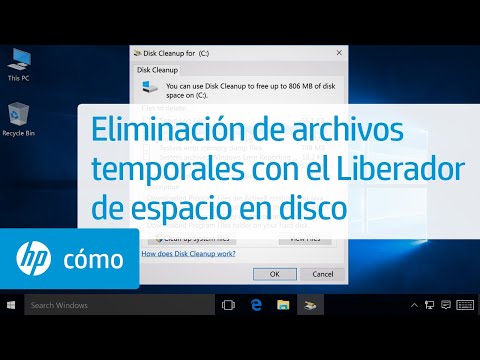 Cómo recuperar espacio en disco eliminando archivos temporales