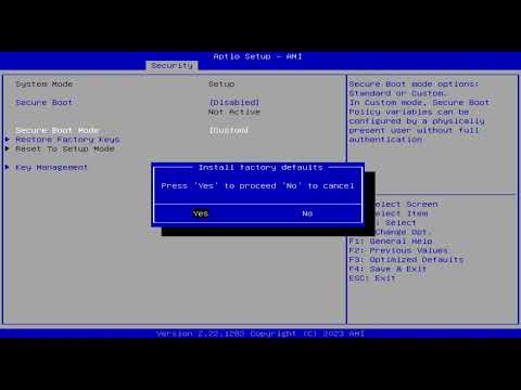 Seguridad en BIOS Aptio: Configuraciones Esenciales