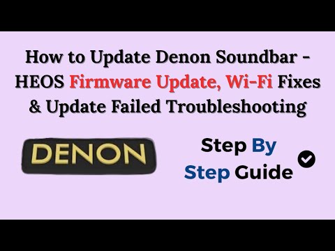 Actualización de firmware en Denon HEOS: Pasos a seguir