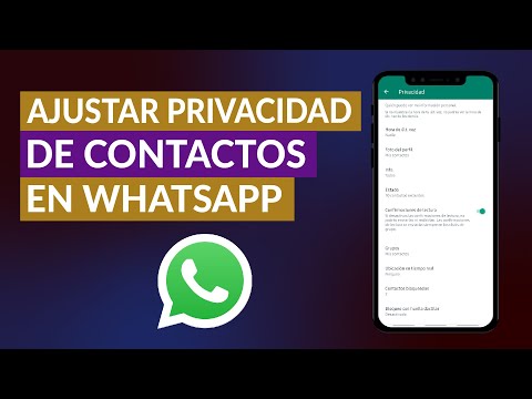 Configuración de privacidad para contactos en WhatsApp