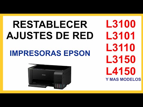 Cómo restaurar el controlador Epson a su configuración original