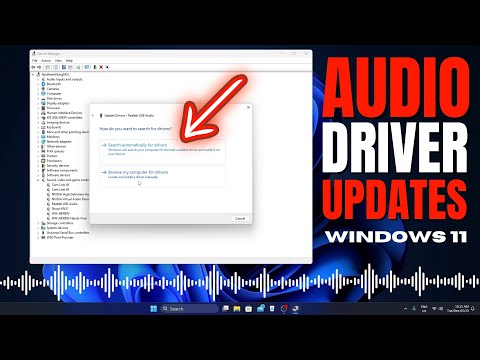Actualización de drivers para audio input en Windows
