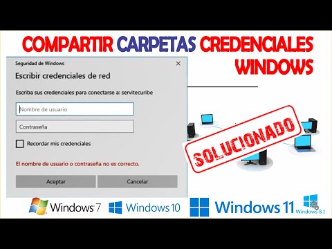 Configuración avanzada de credenciales de red en Windows 10