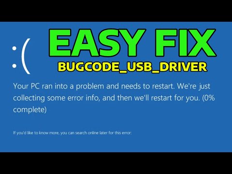 Guía de configuración para evitar el error Bugcode Usb
