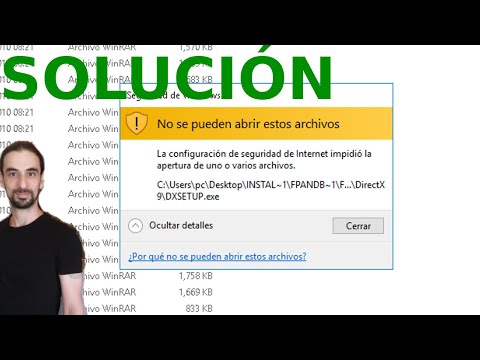 Configuraciones que pueden causar daños en carpetas de archivos