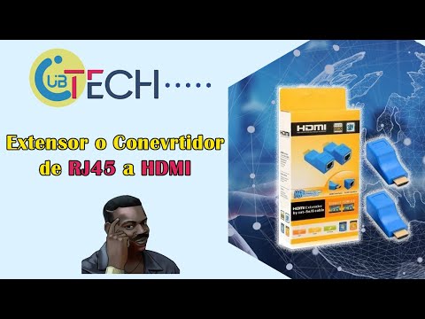 Instalación de un conversor de Ethernet a HDMI para video