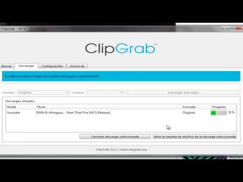 Cómo usar ClipGrab para descargar videos de YouTube