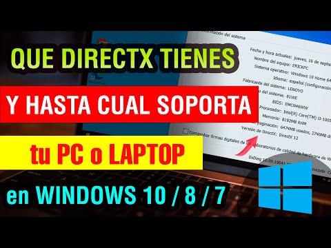 Configuración avanzada de DirectX para Windows 7