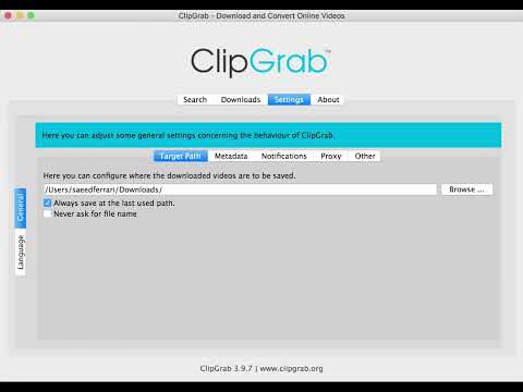 Configuración avanzada de ClipGrab para optimizar descargas