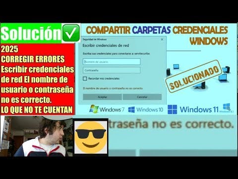Diferencias entre credenciales de red y de usuario