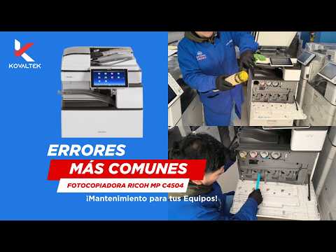 Causas Frecuentes de Fallos en Copiadoras Ricoh