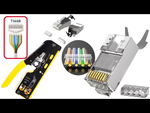 Instalación de cables de red Cat 6a para alta velocidad
