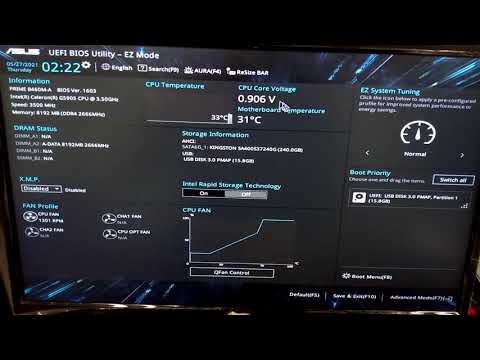 Prevención de problemas en la Asus B460M