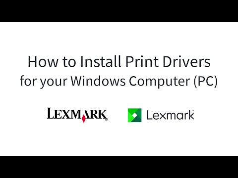 Instalación y actualización de drivers Lexmark en Windows