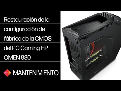 Restauración de BIOS a configuración de fábrica en Omen