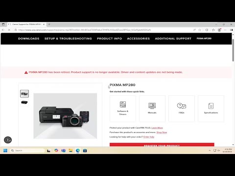 Guía de configuración del driver Canon MP280 en Windows 10