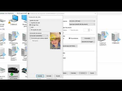 Configuración avanzada del controlador Epson para impresión