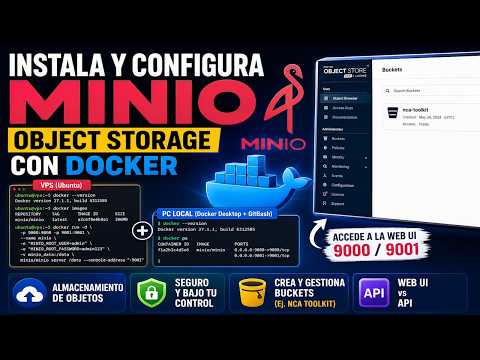 Uso de Docker Hub para Implementar Minio como Almacenamiento de Objetos