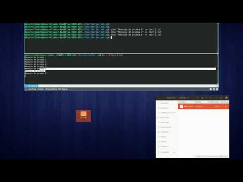 Configurando el comando Tail para seguimiento en tiempo real