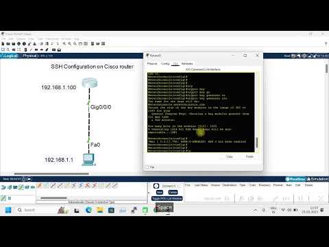 Configuración de SSH en un router Cisco utilizando Packet Tracer