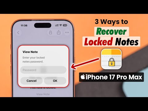 Recuperación de notas sin contraseña en iOS