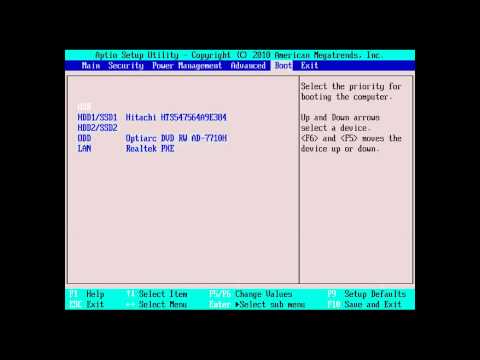Configuración avanzada de la BIOS en Toshiba