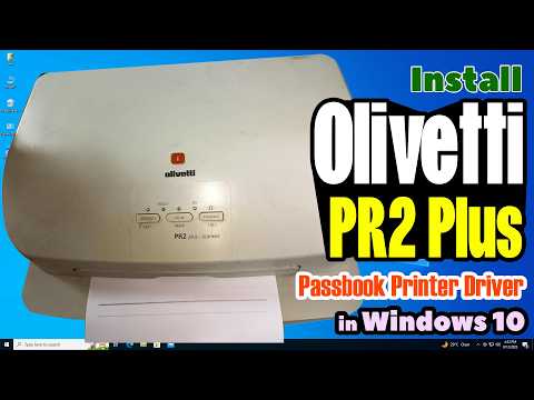 Instalación del controlador Olivetti PR2 Plus en Windows