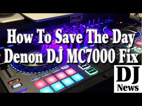 Guía de actualización de firmware para Denon DJ MC7000