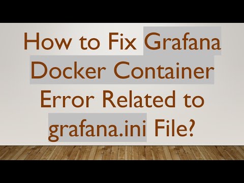Errores Comunes al Configurar Grafana en Docker
