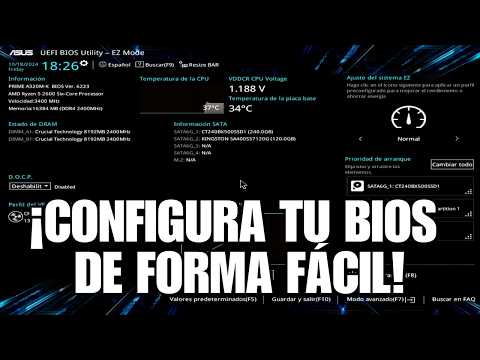 Configuración avanzada de BIOS en ASUS M4: Pasos esenciales