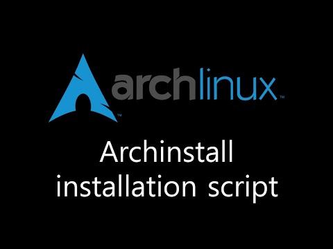 Proceso de instalación de Arch Linux utilizando Archinstall