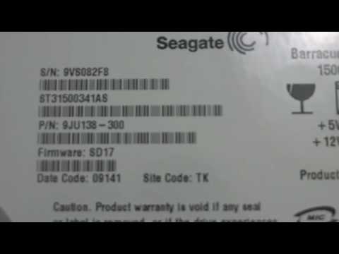 Actualización de Firmware para Discos Duro Barracuda