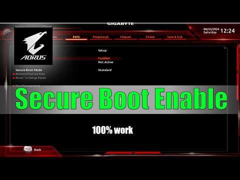 Ajustes de seguridad en el BIOS AORUS