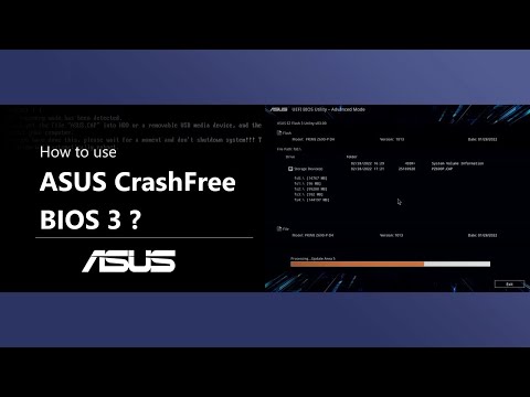 Guía completa para la configuración de CrashFree BIOS 3