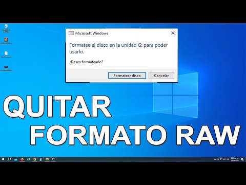 Cómo Recuperar Datos de Discos RAW Usando CHKDSK