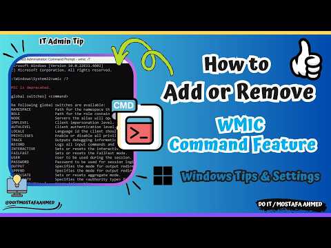 Automatización de tareas con comandos WMIC en Windows