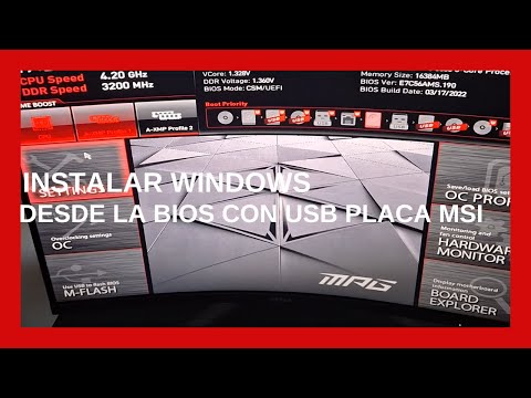 Guía completa para el arranque desde USB en placas MSI