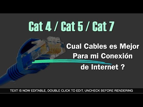 Diferencias entre cables Ethernet Cat 5, Cat 6 y Cat 7