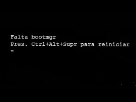 Soluciones para el error BOOTMGR en sistemas Windows